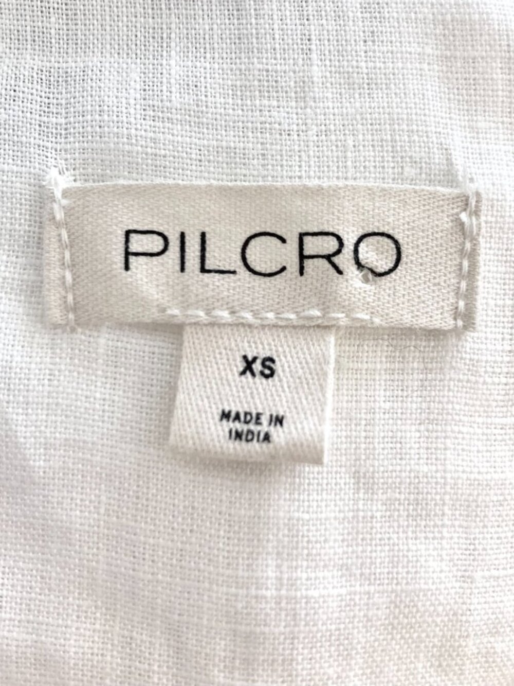 ANTHROPOLOGIE Pilcro Tallulah Double Puff Sleeve Linen Blouse XS White - Picture 8 of 14
